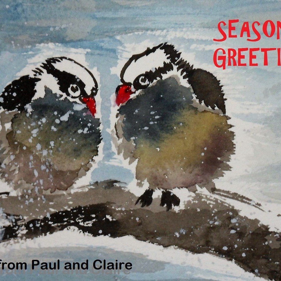 Winter birds by Claire Seaton