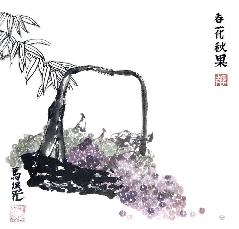 Basket of grapes - Paul Maslowski 2016