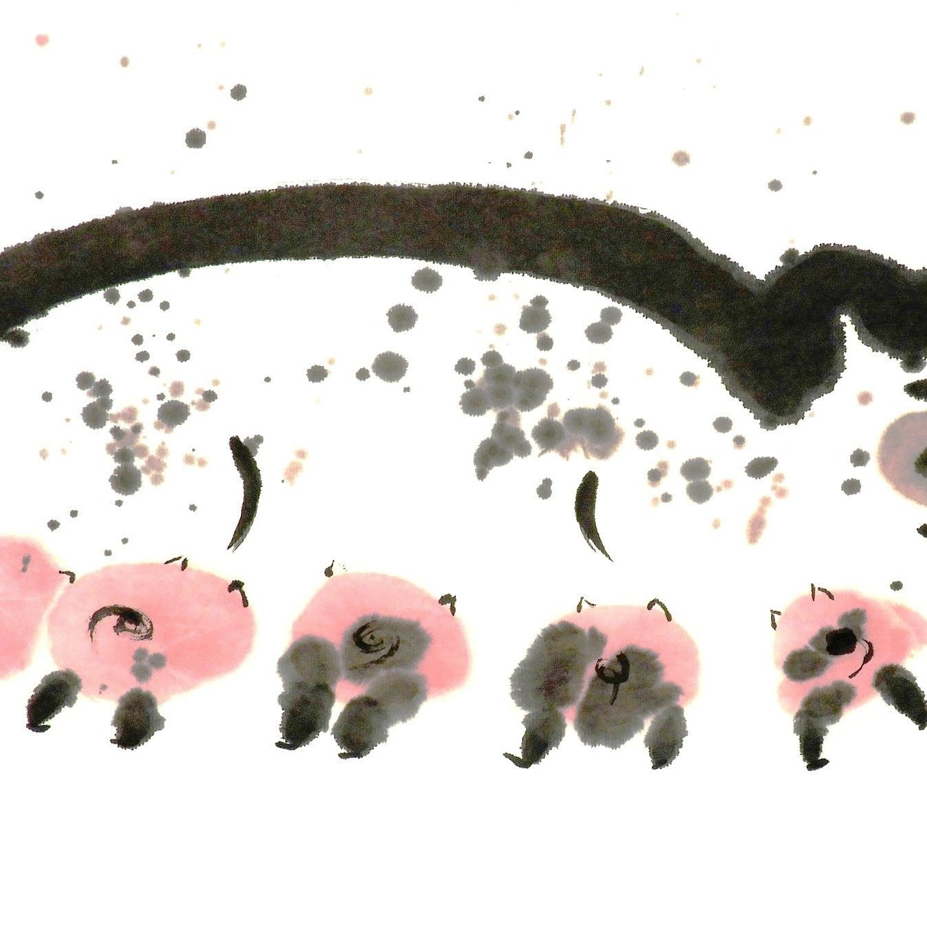 Piglets by Claire Seaton 2019