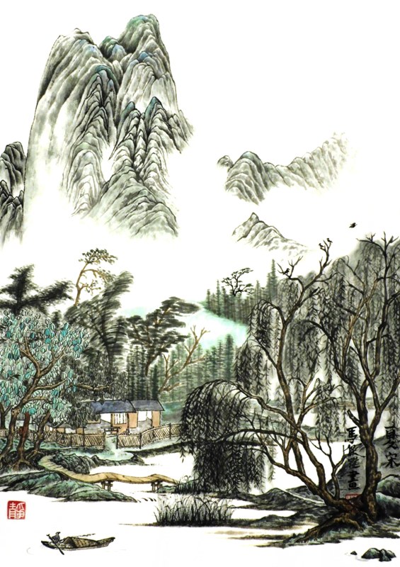 Summer Song after Wang Ximeng, Wang Jian by Paul Maslowski 2020