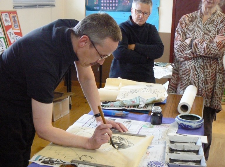 Paul teaching Seacapes at Blakeney
