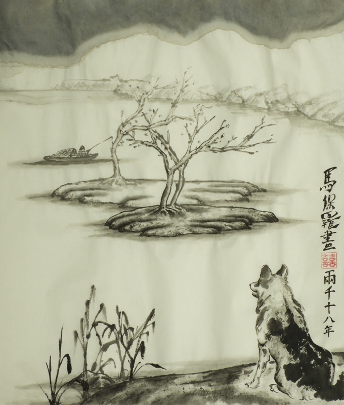 Waiting for his master by Paul Maslowski 2018