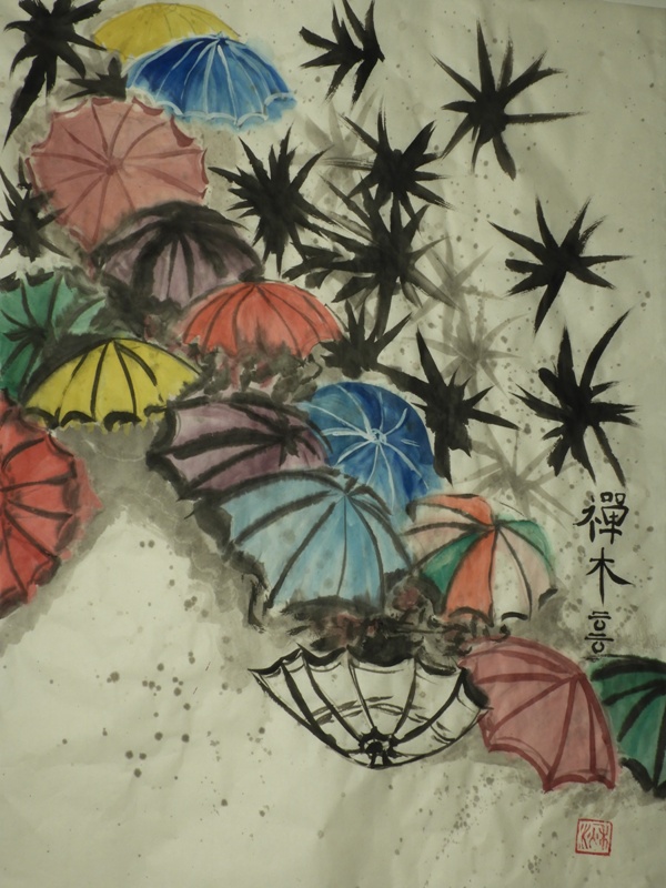 Chinese Umbrellas - C Seaton 2020