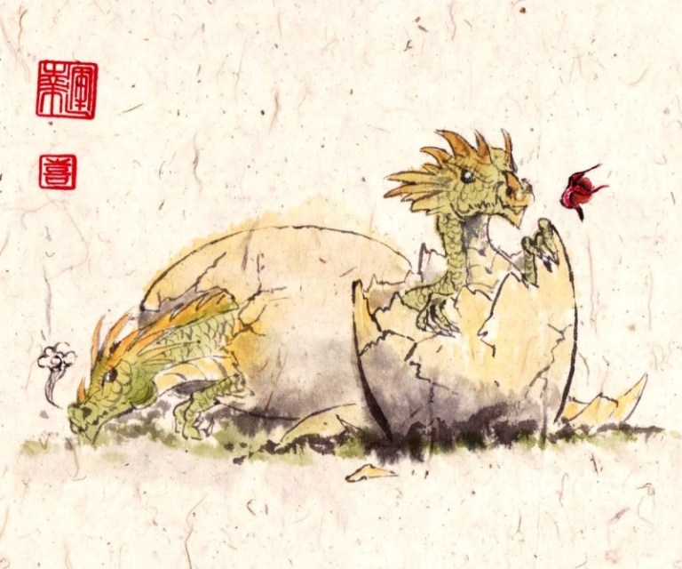 Baby Dragons emerging - Chris Gallagher 2021