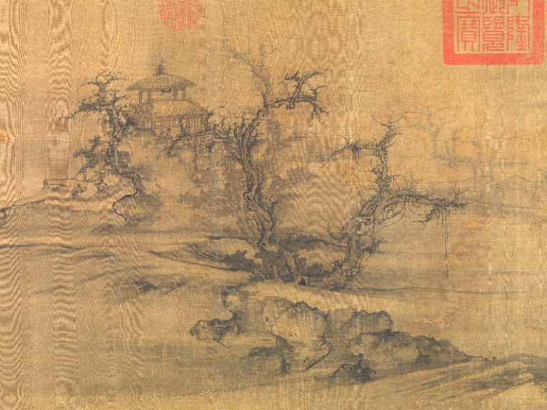 Old Trees Level Distance - part 2 detail - Guo Xi ca.1080