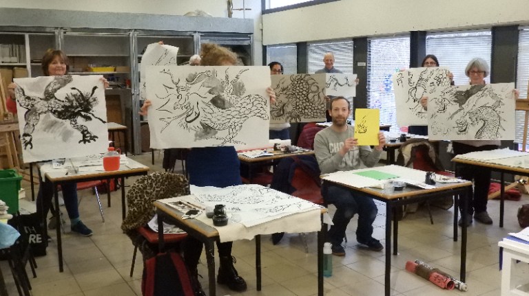 2022-02-12 Dragons at Attenborough Arts